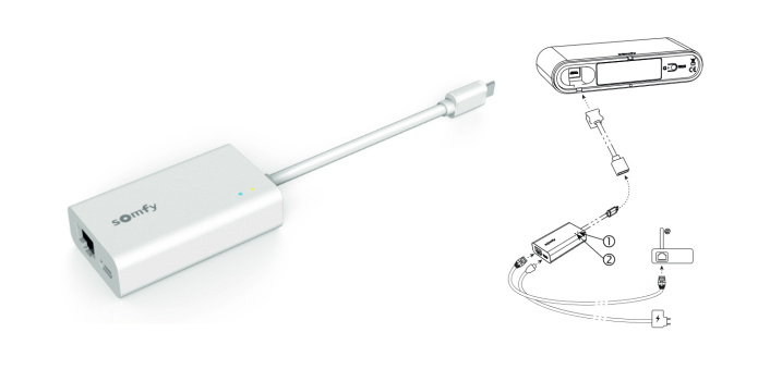 Somfy 9028054 Adapter Ethernet do TaHoma switch